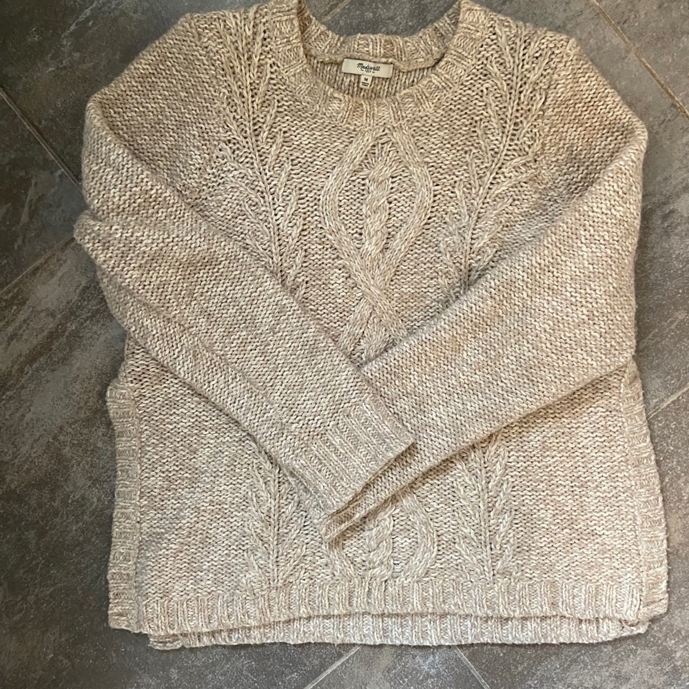 Madewell Cableknit Sweater
